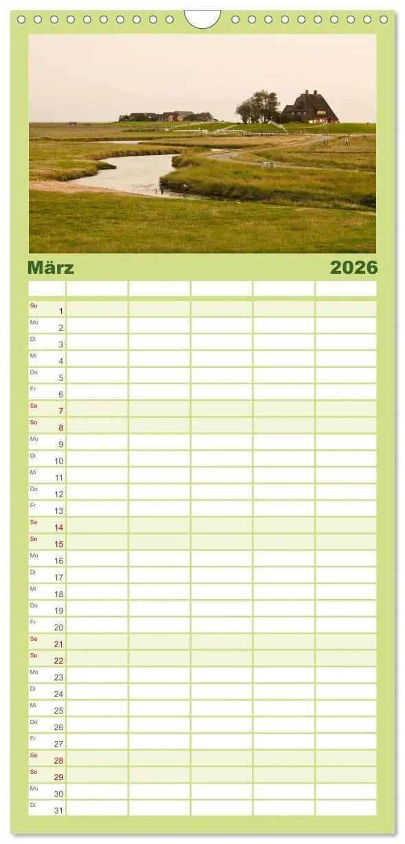 Bild: 9783516516869 | Familienplaner 2026 - Hallig Hooge - zwischen Himmel und Erde mit 5...