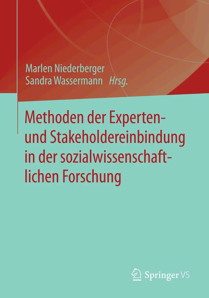Cover: 9783658016869 | Methoden der Experten- und Stakeholdereinbindung in der...