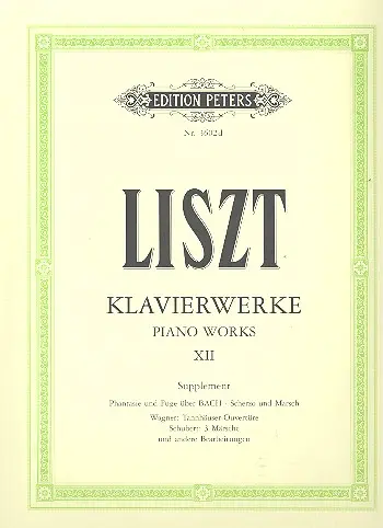Cover: 9790014016869 | Klavierwerke 12 - Supplement | Franz Liszt | Taschenbuch | Buch | 2018
