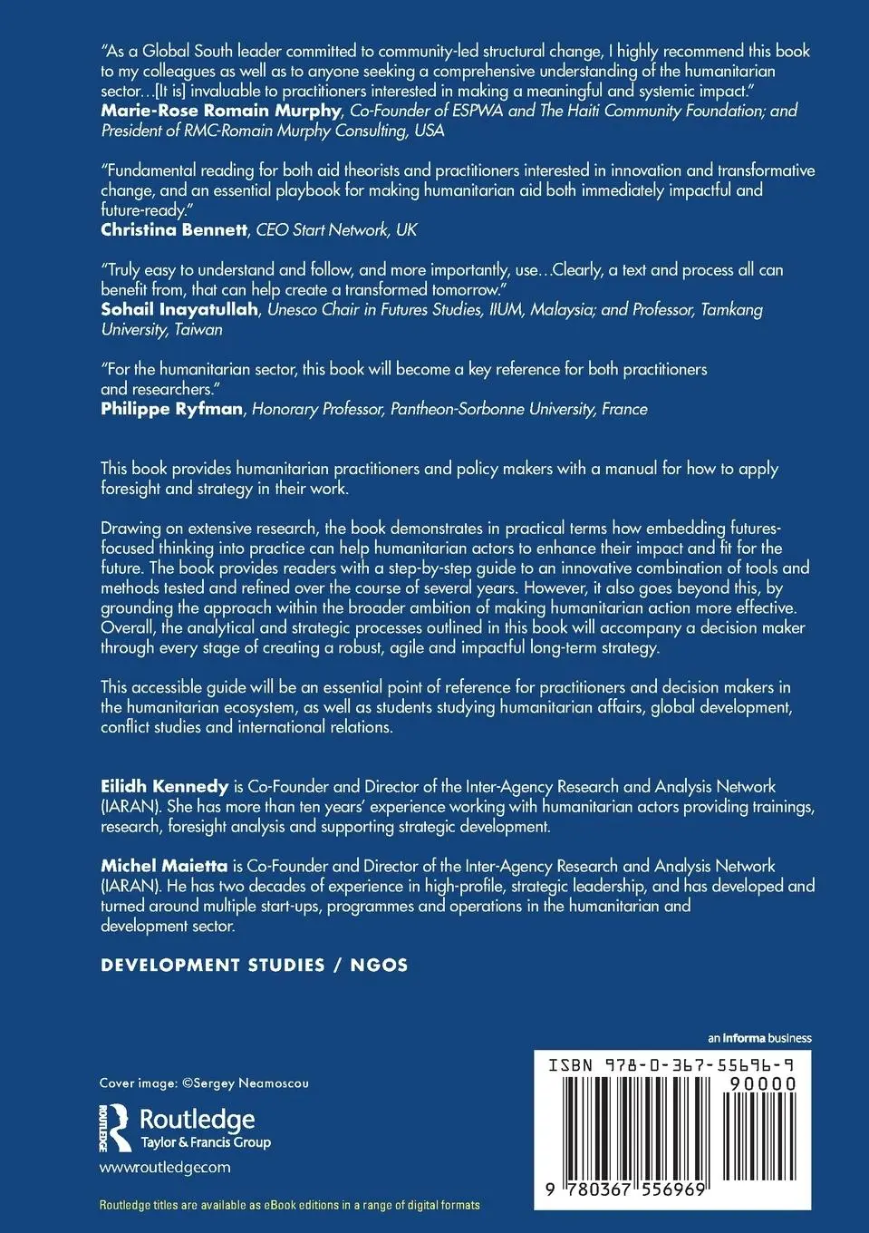 Rückseite: 9780367556969 | Strategic Planning in the Humanitarian Sector | Eilidh Kennedy (u. a.)