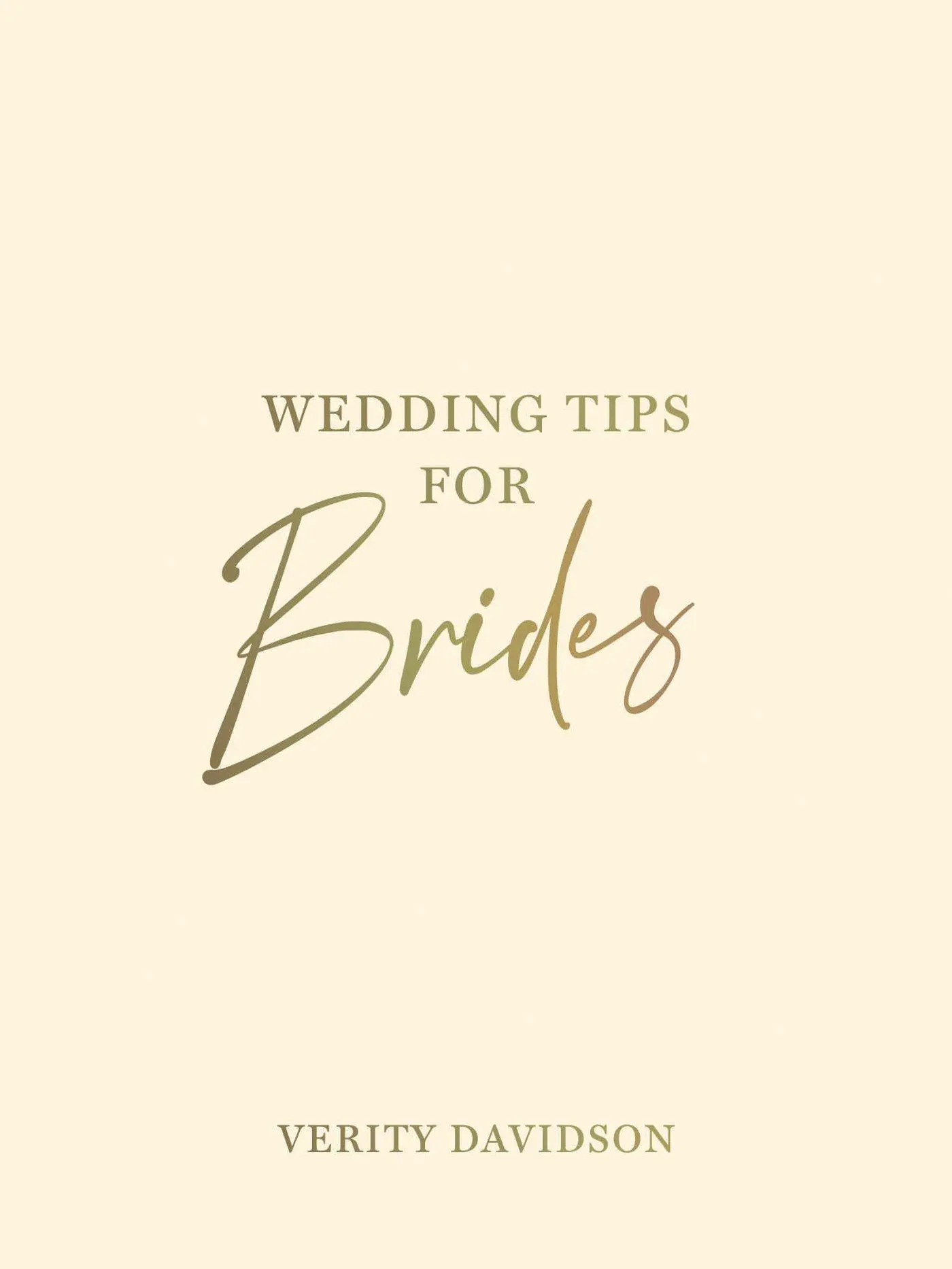 Cover: 9781800076969 | Wedding Tips for Brides | Verity Davidson | Buch | Gebunden | Englisch