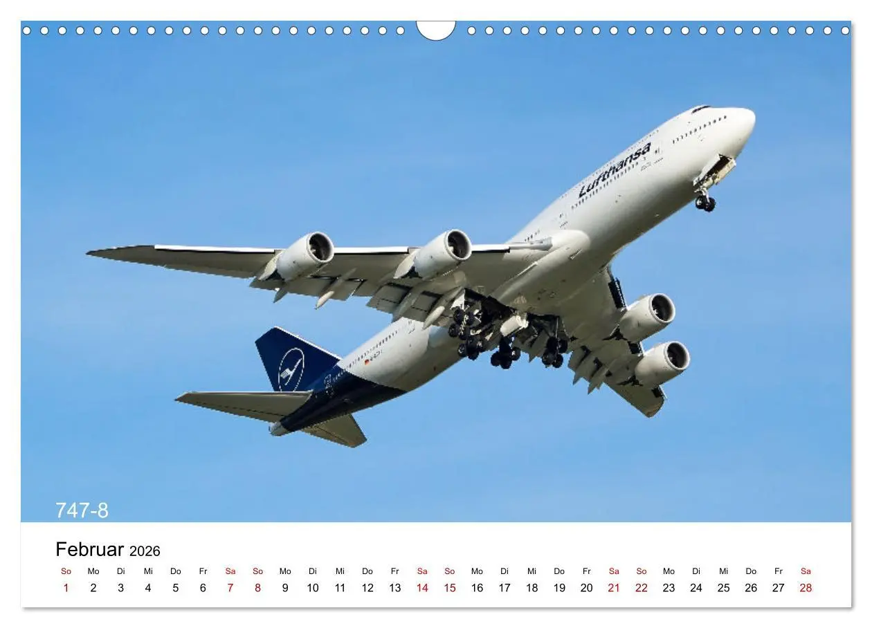 Bild: 9783457586969 | Flugzeuge von Boeing (Wandkalender 2026 DIN A3 quer), CALVENDO...