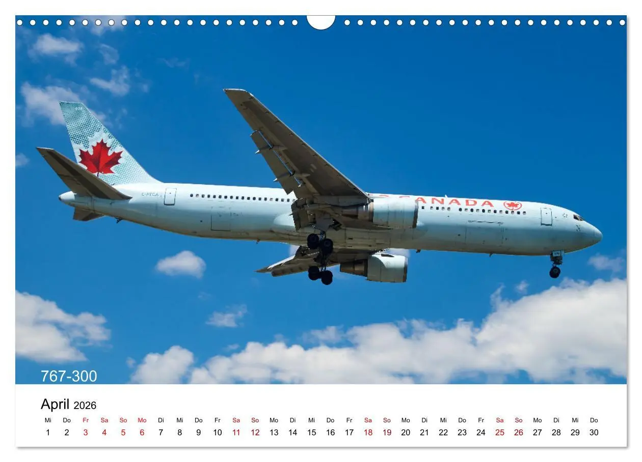 Bild: 9783457586969 | Flugzeuge von Boeing (Wandkalender 2026 DIN A3 quer), CALVENDO...