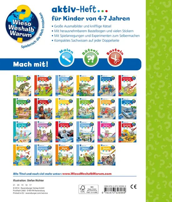 Bild: 9783473326969 | Wieso? Weshalb? Warum? aktiv-Heft - Dinosaurier | Stefan Richter
