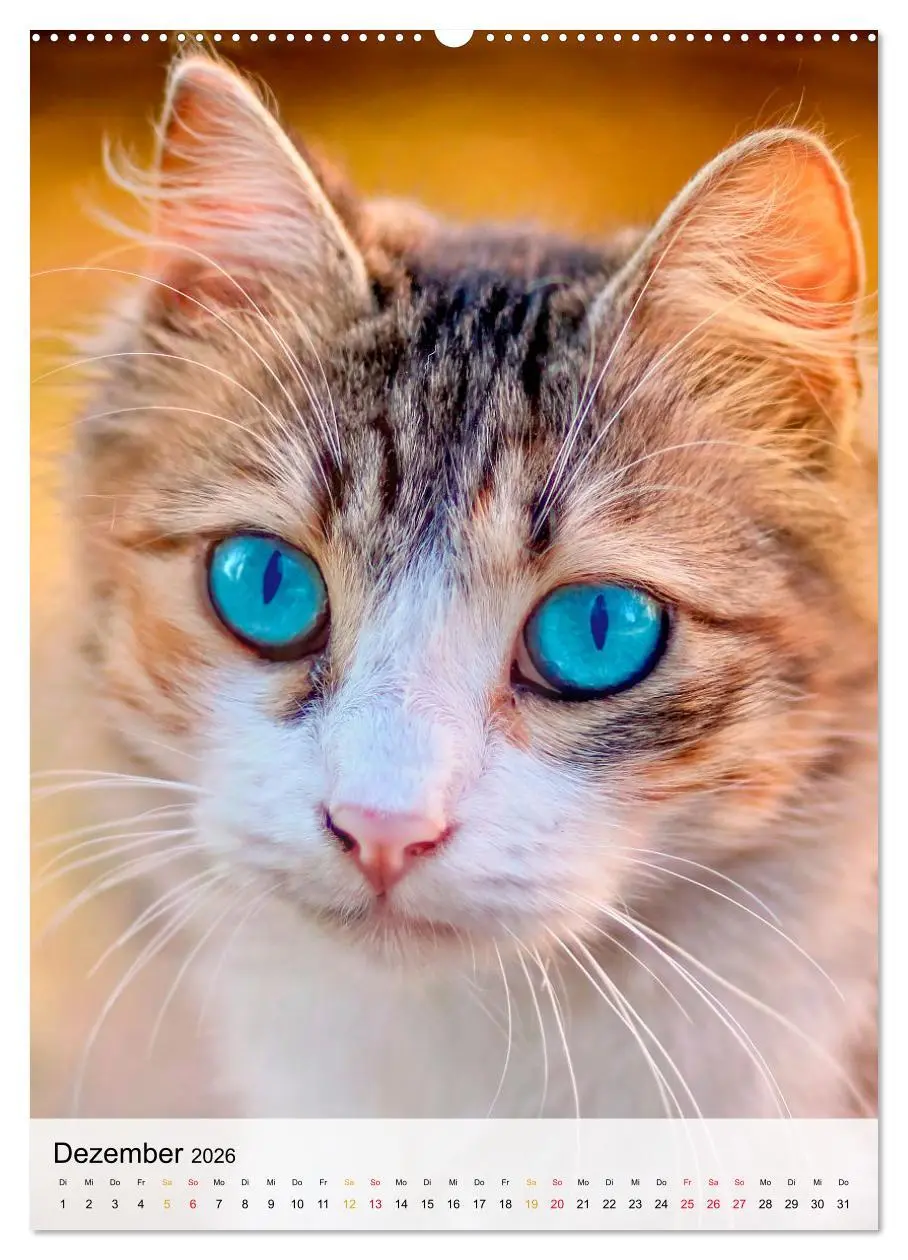 Bild: 9783516366969 | Katzen - süß und kuschelig (Wandkalender 2026 DIN A2 hoch),...