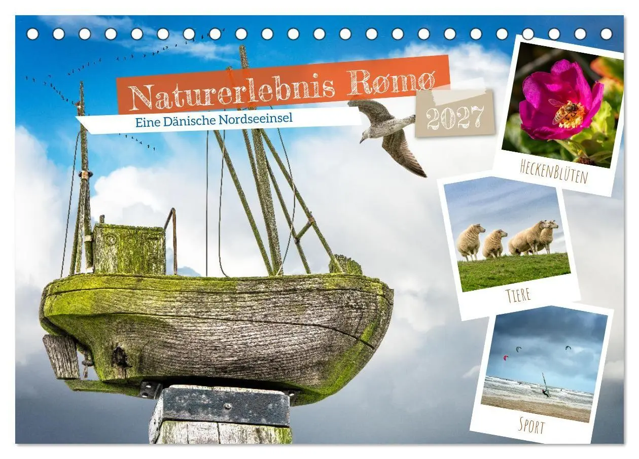Cover: 9783569216969 | Naturerlebnis Rømø (Tischkalender 2027 DIN A5 quer), CALVENDO...