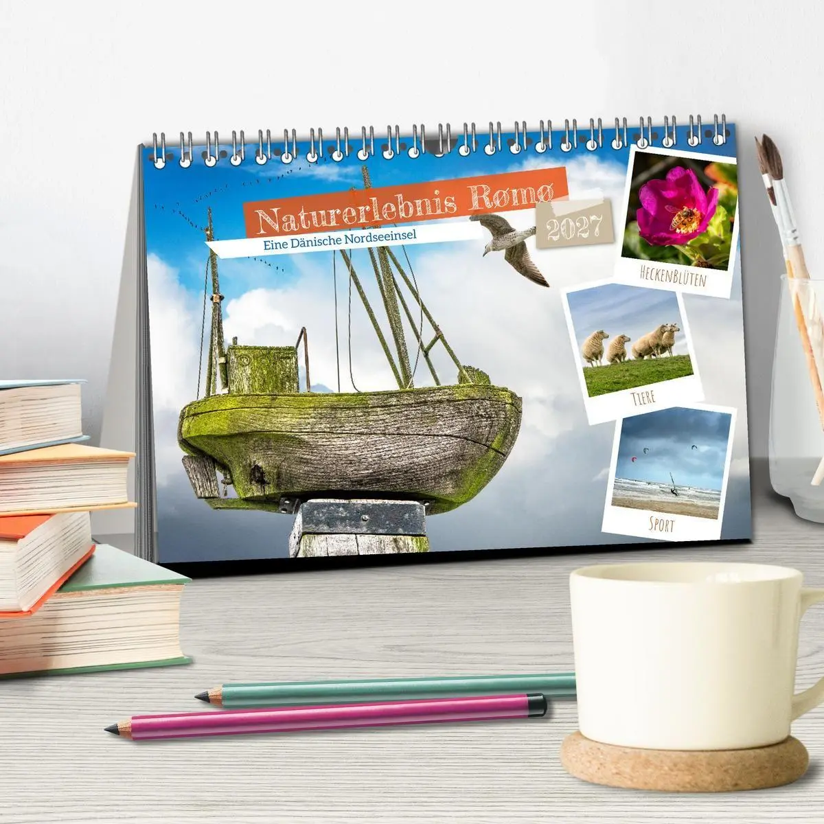 Bild: 9783569216969 | Naturerlebnis Rømø (Tischkalender 2027 DIN A5 quer), CALVENDO...