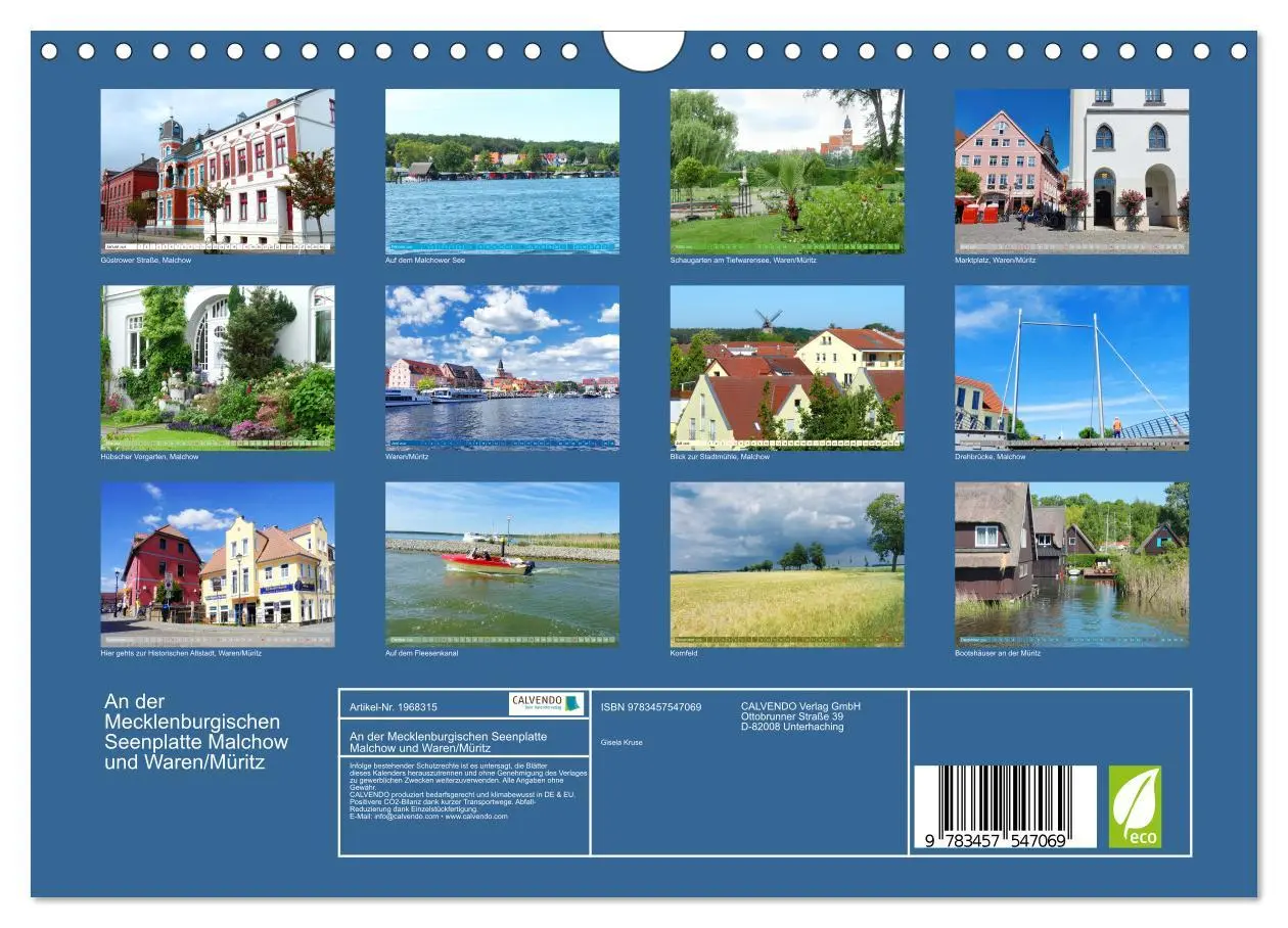 Bild: 9783457547069 | An der Mecklenburgischen Seenplatte Malchow und Waren/Müritz...