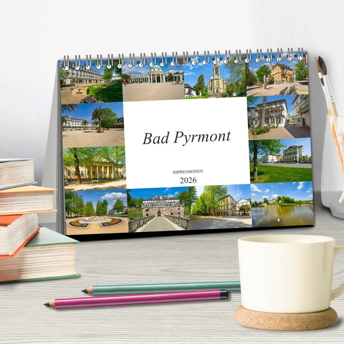 Bild: 9783457617069 | Bad Pyrmont Impressionen (Tischkalender 2026 DIN A5 quer), CALVENDO...