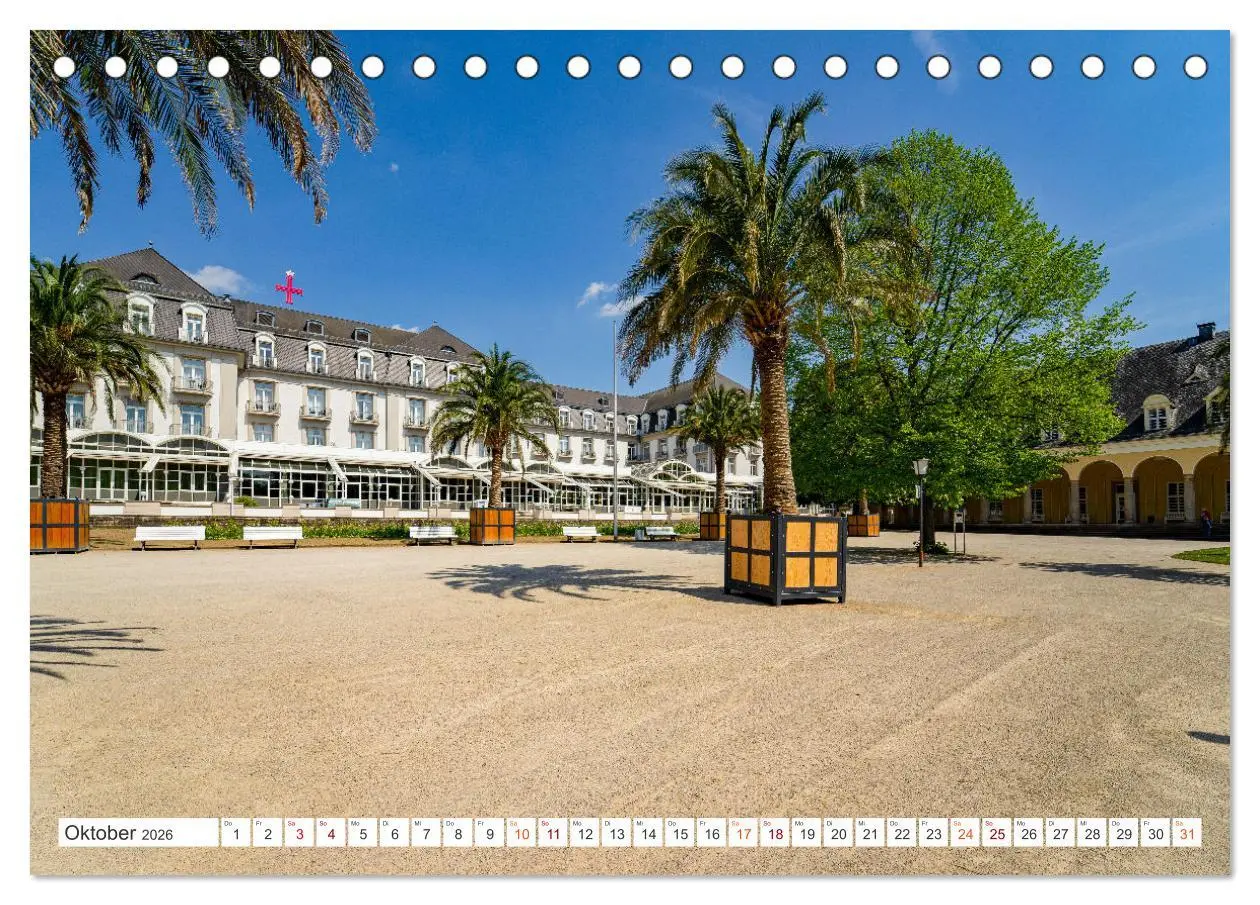 Bild: 9783457617069 | Bad Pyrmont Impressionen (Tischkalender 2026 DIN A5 quer), CALVENDO...
