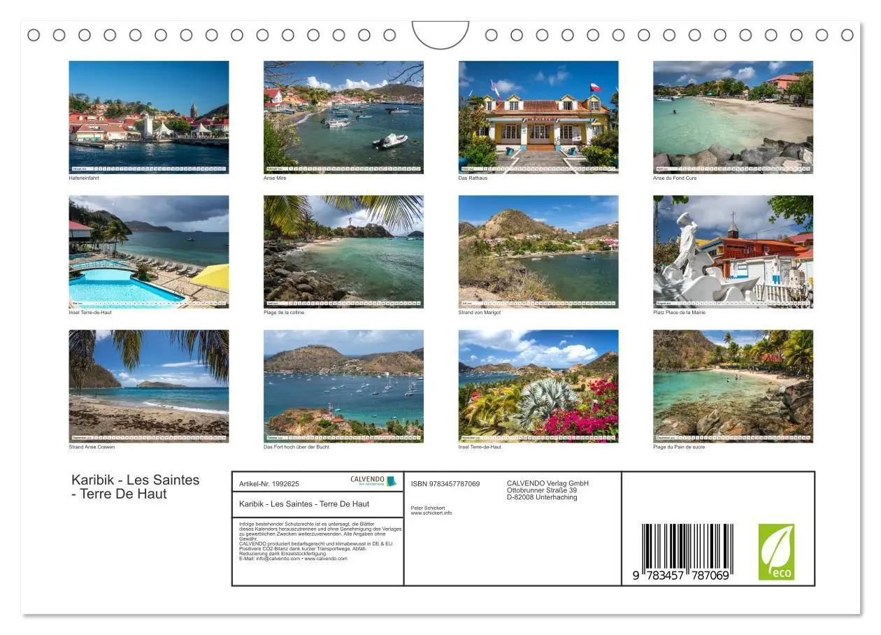 Bild: 9783457787069 | Karibik - Les Saintes - Terre De Haut (Wandkalender 2026 DIN A4...
