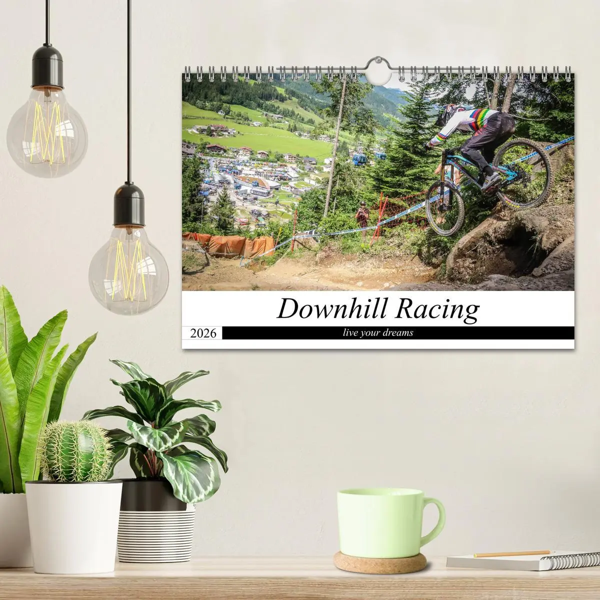 Bild: 9783457857069 | Downhill Racing (Wandkalender 2026 DIN A4 quer), CALVENDO...