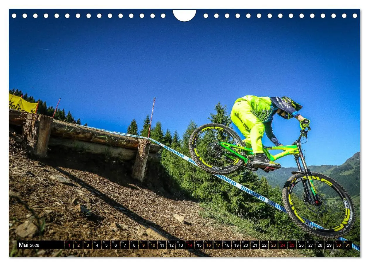 Bild: 9783457857069 | Downhill Racing (Wandkalender 2026 DIN A4 quer), CALVENDO...