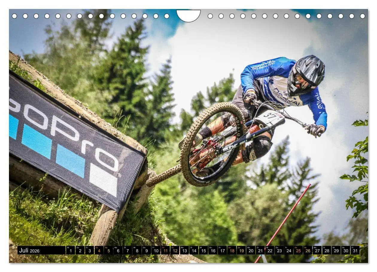 Bild: 9783457857069 | Downhill Racing (Wandkalender 2026 DIN A4 quer), CALVENDO...