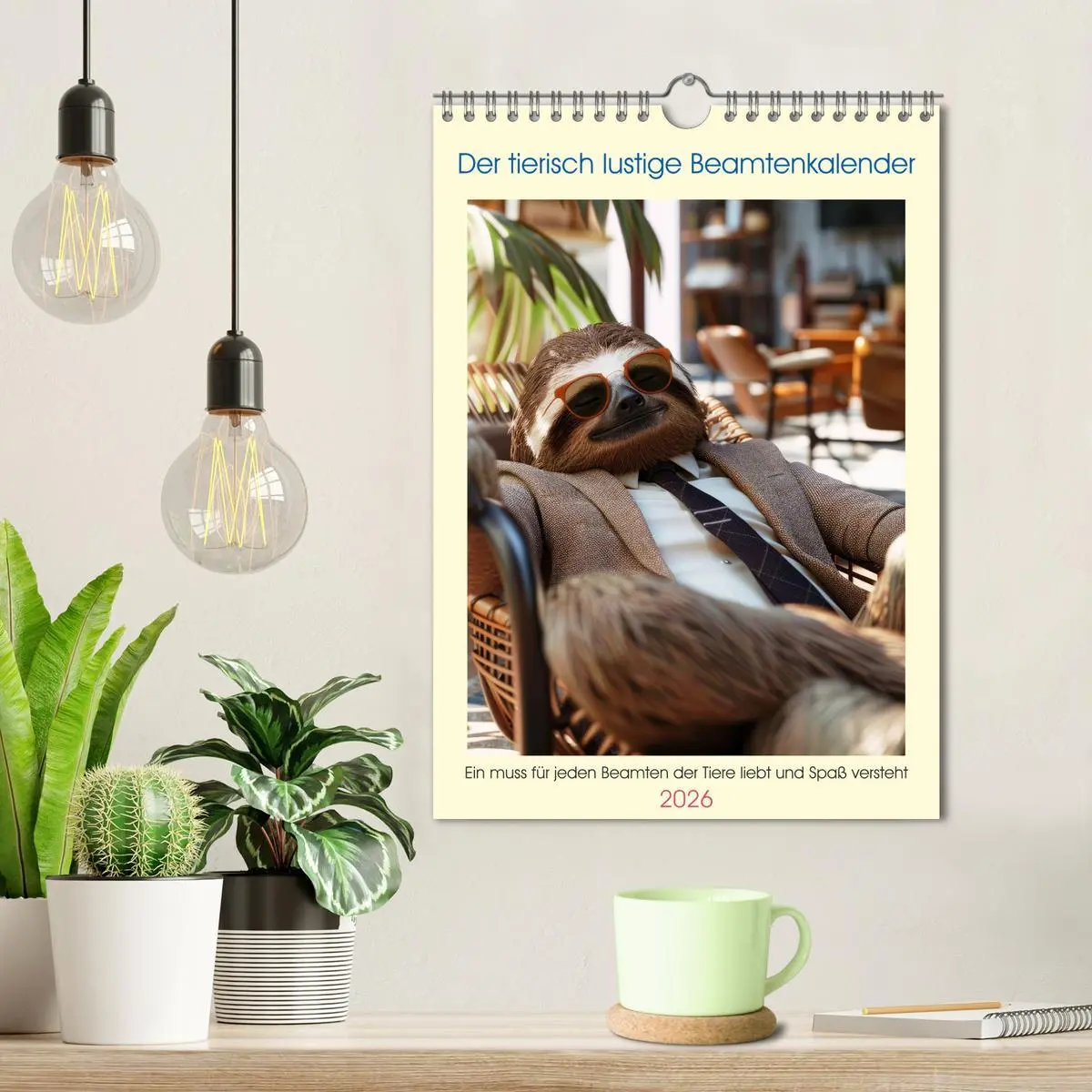 Bild: 9783516257069 | Der tierisch lustige Beamtenkalender (Wandkalender 2026 DIN A4...
