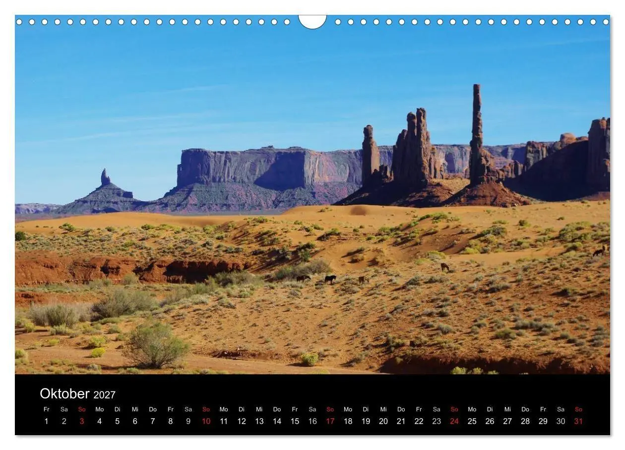 Bild: 9783594237069 | Wild beauty of Arizona (Wandkalender 2027 DIN A3 quer), CALVENDO...