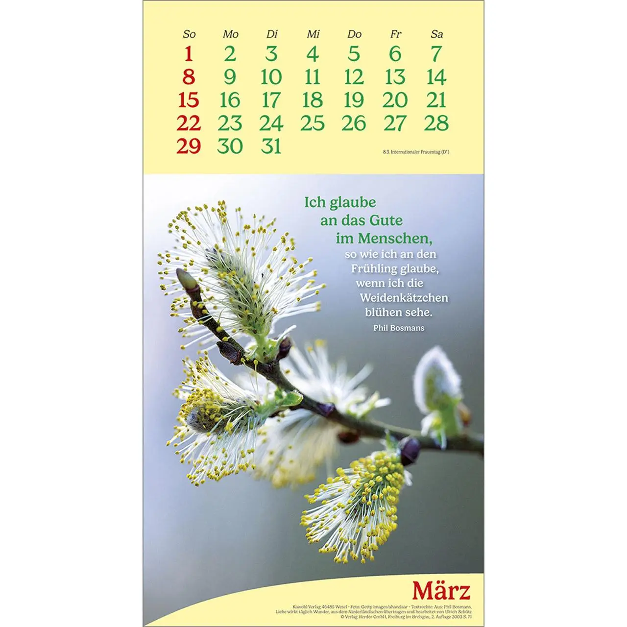 Bild: 9783754857069 | Vitamine fürs Herz 2026 | Phil-Bosmans-Kalender | Phil Bosmans | 14 S.