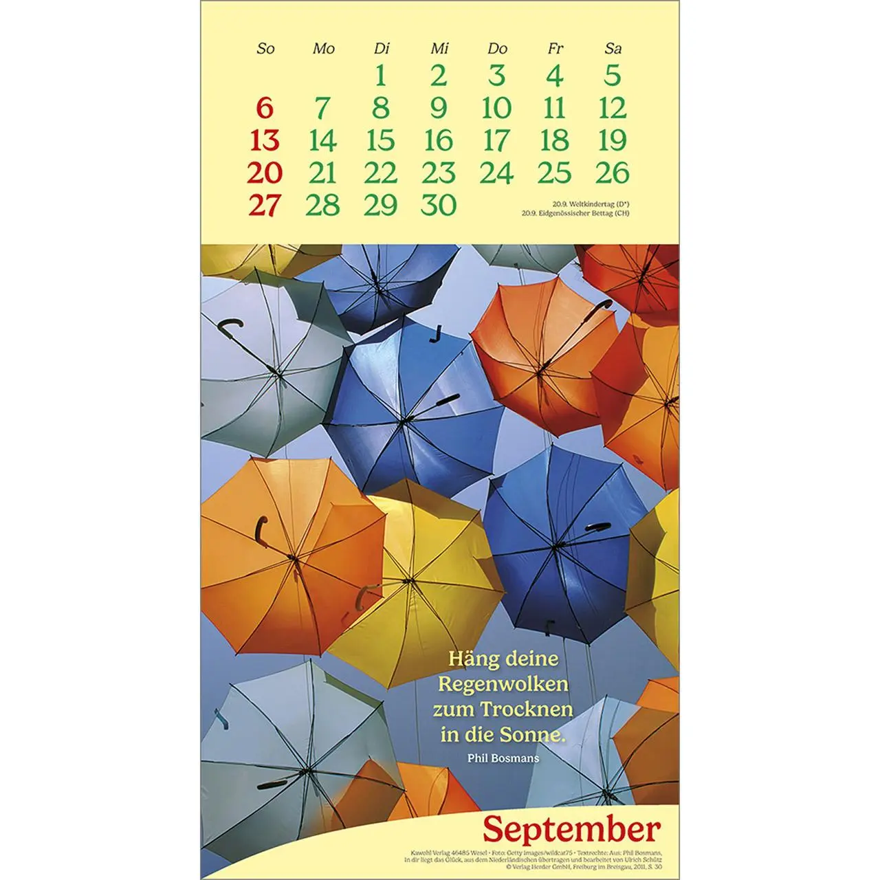 Bild: 9783754857069 | Vitamine fürs Herz 2026 | Phil-Bosmans-Kalender | Phil Bosmans | 14 S.