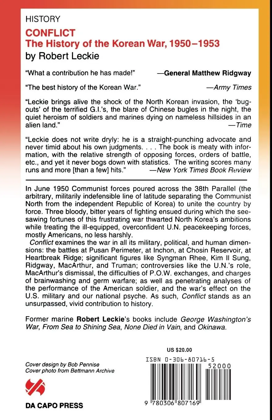 Rückseite: 9780306807169 | Conflict | The History of the Korean War, 1950-1953 | Robert Leckie