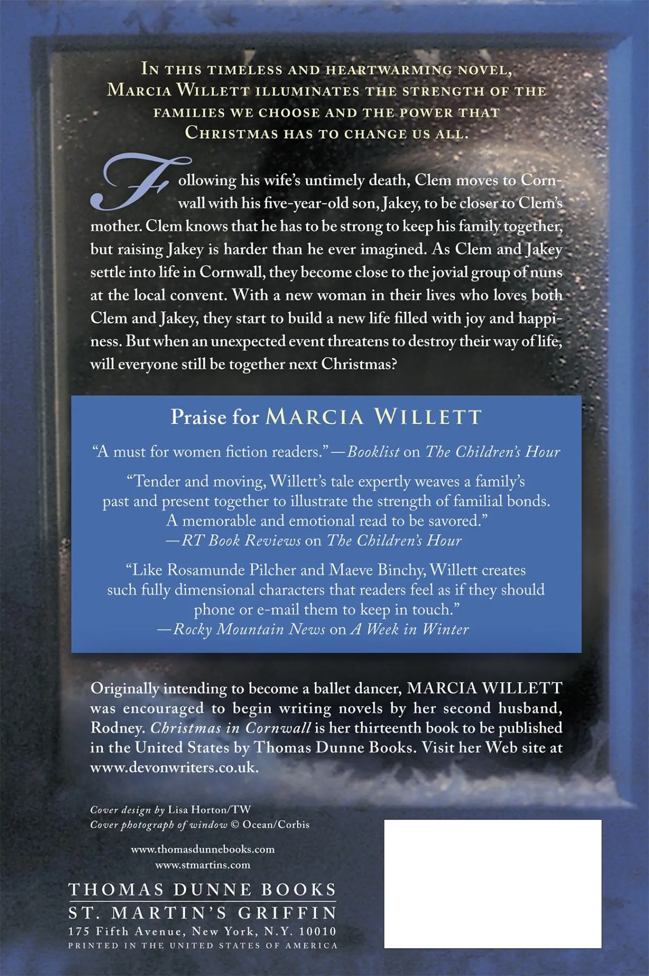 Rückseite: 9781250037169 | CHRISTMAS IN CORNWALL | Marcia Willett | Taschenbuch | Englisch | 2013