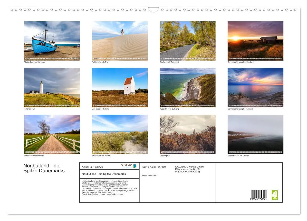 Bild: 9783457847169 | Nordjütland - die Spitze Dänemarks (Wandkalender 2026 DIN A2 quer),...