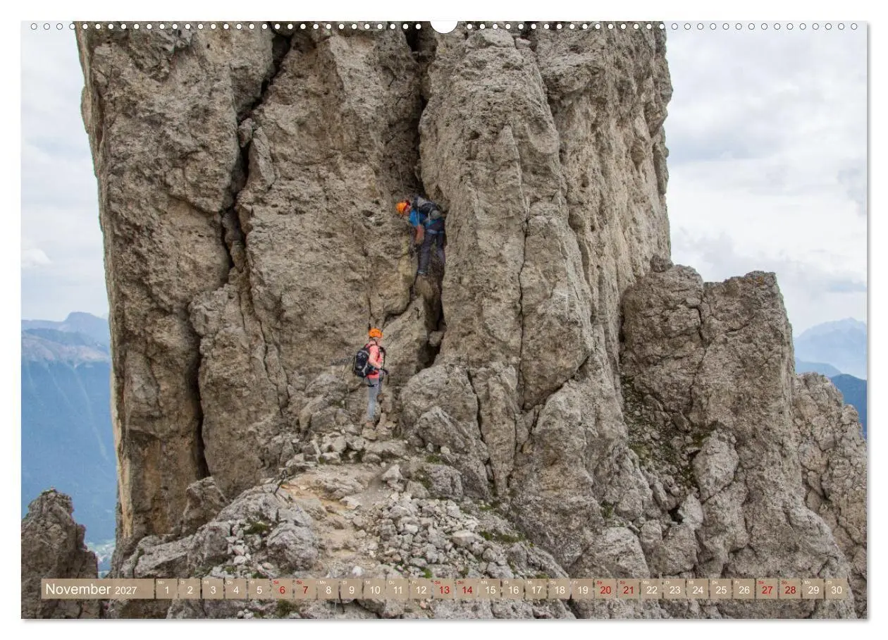 Bild: 9783569407169 | Via Ferratas - Klettersteige (hochwertiger Premium Wandkalender...