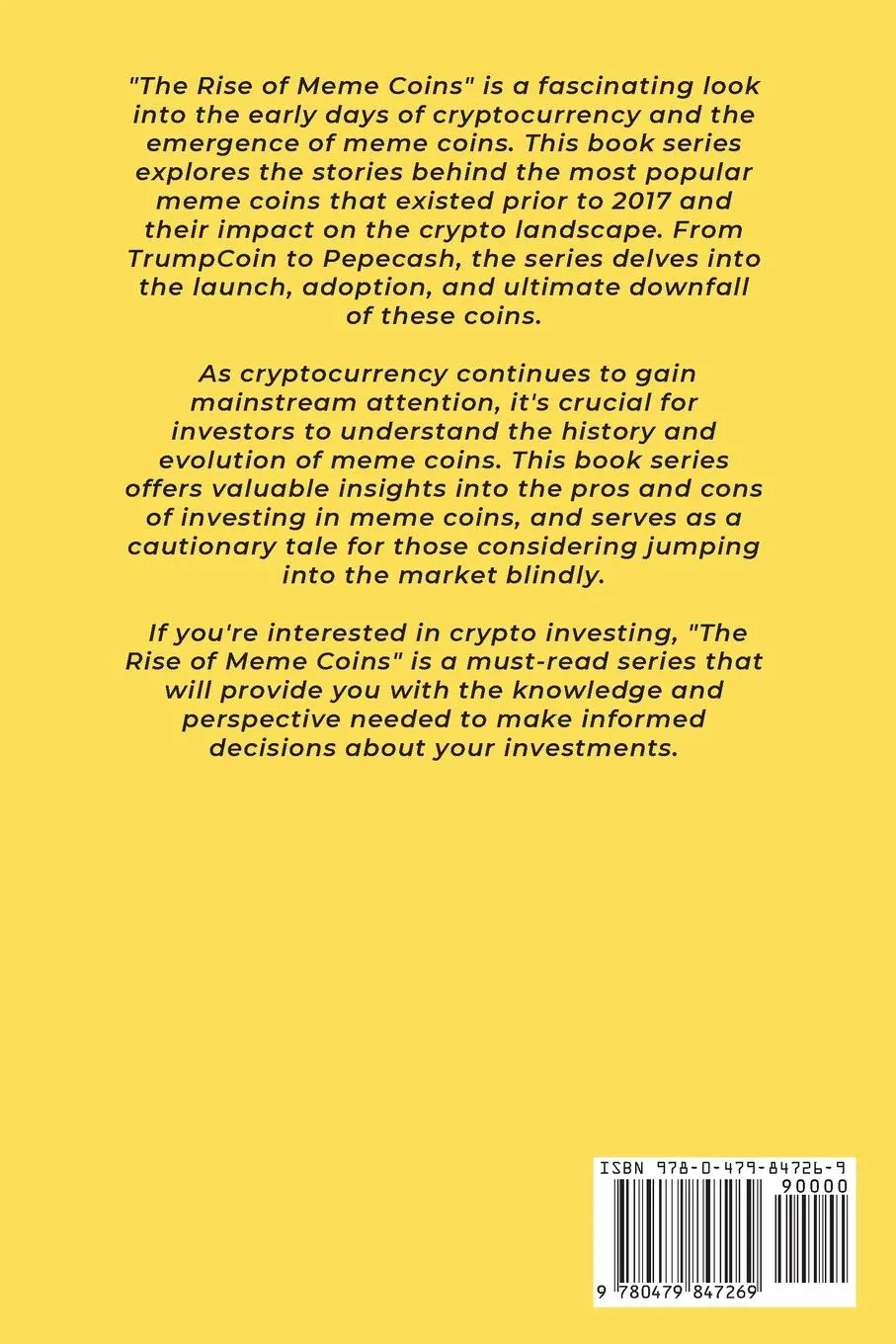 Rückseite: 9780479847269 | The Birth of Meme Coins | Alexander C. Blair | Taschenbuch | Englisch