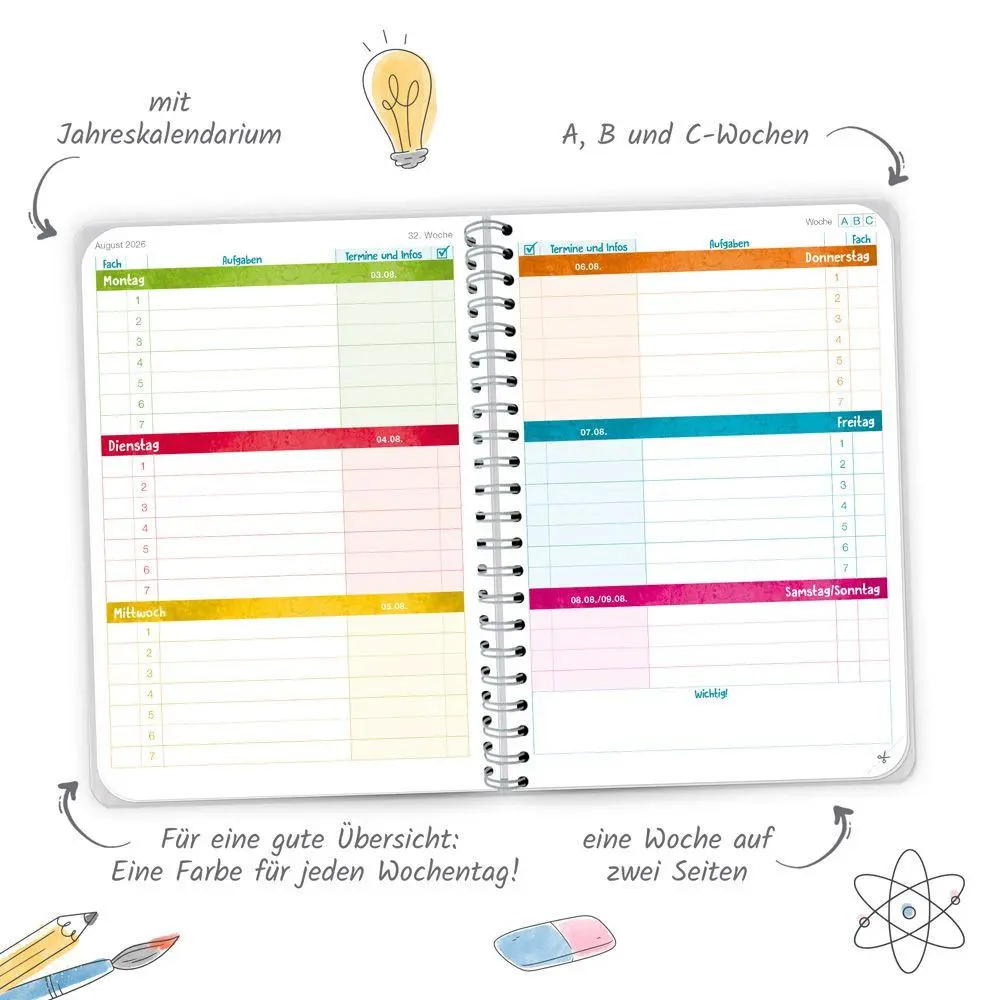 Bild: 9783988027269 | TRÖTSCH - Grundschulplaner So Sweet 26/27 | KG | Kalender | 128 S.