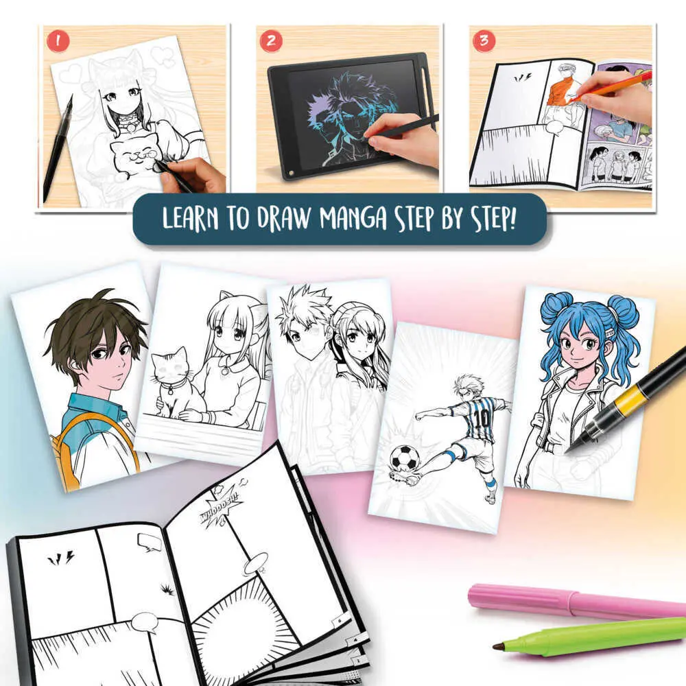 Bild: 8008324117369 | Kids Art Manga Akademie | In Kartonschachtel | EX117352 | Deutsch