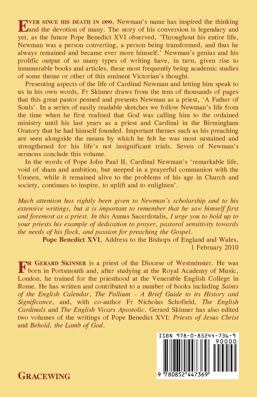 Rückseite: 9780852447369 | Newman the Priest - Father of Souls | Gerard Skinner | Taschenbuch