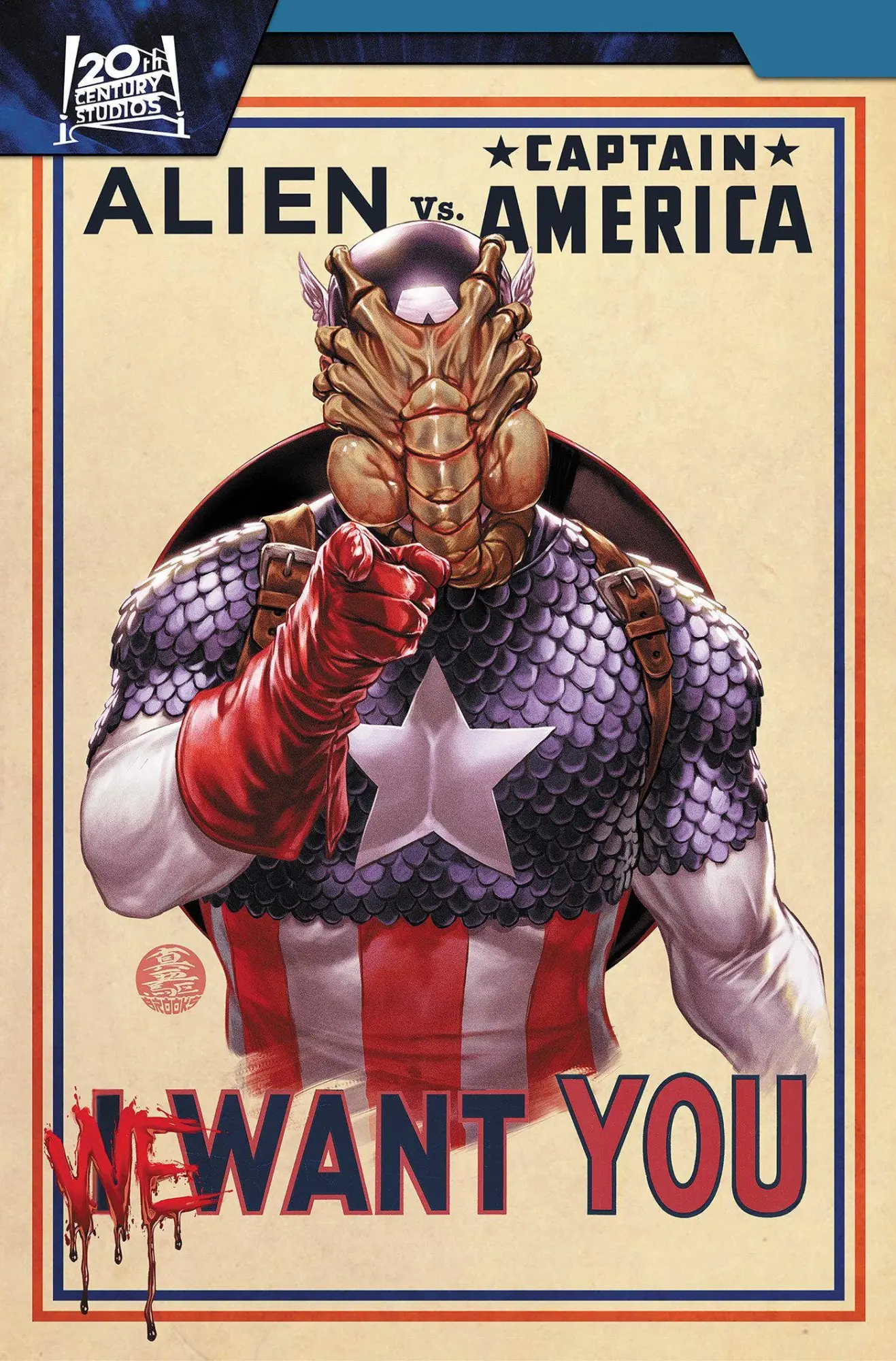 Marvel Alien Vs. Captain America