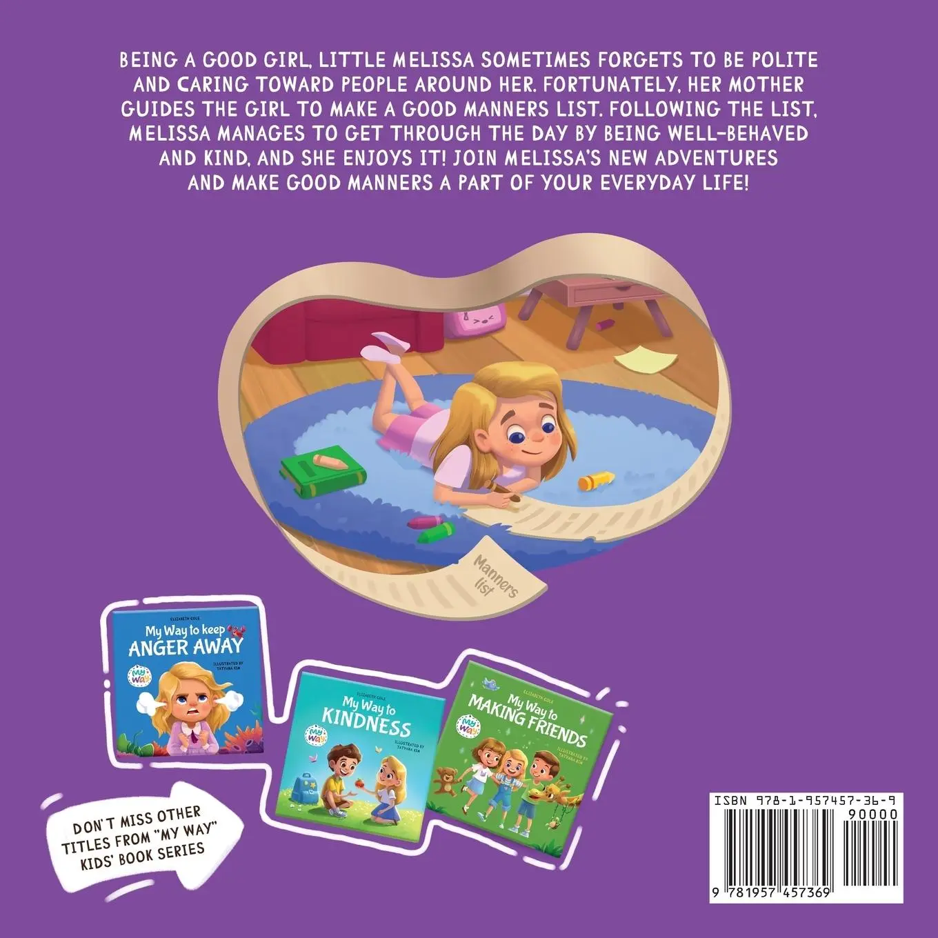 Rückseite: 9781957457369 | My Way to Good Manners | Elizabeth Cole | Taschenbuch | Englisch
