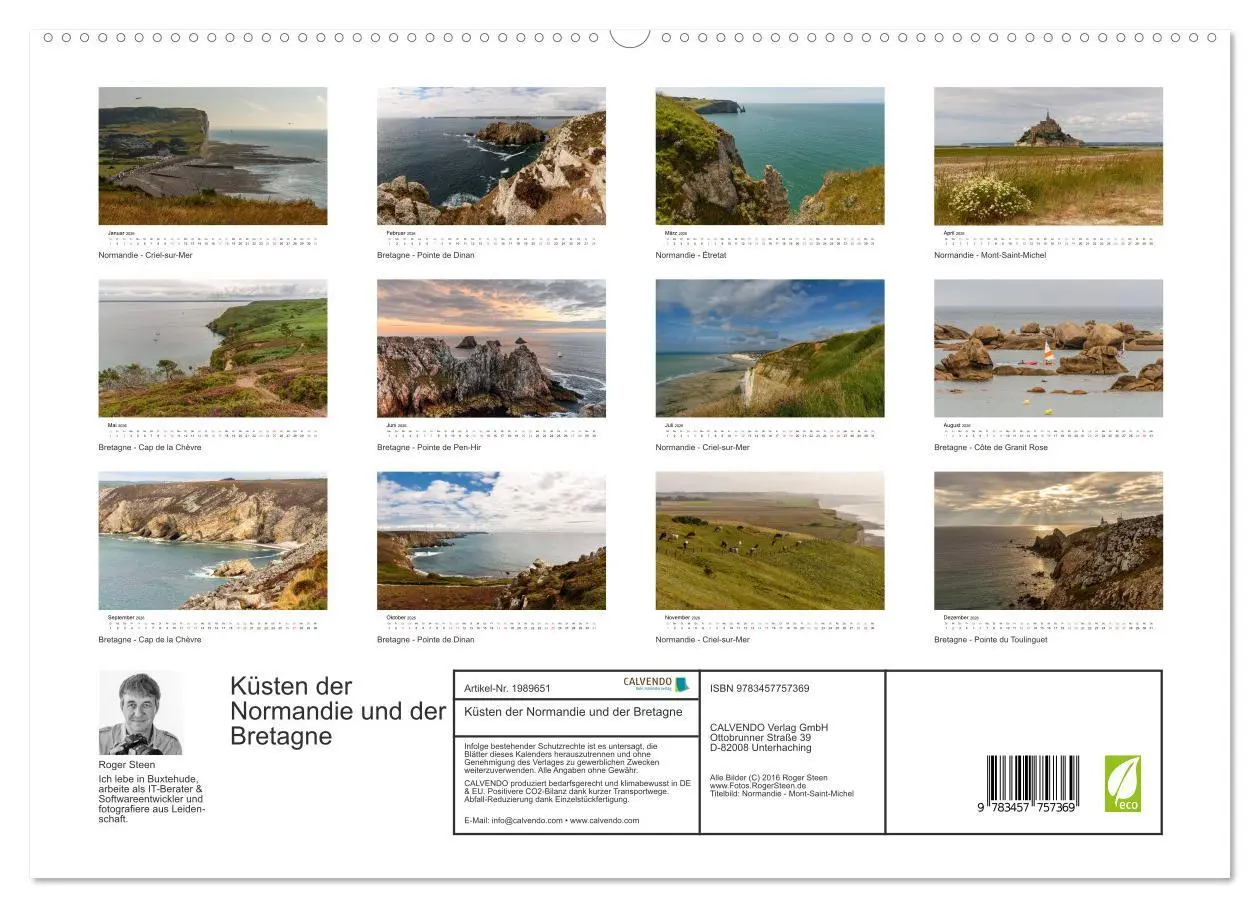 Bild: 9783457757369 | Küsten der Normandie und der Bretagne (hochwertiger Premium...
