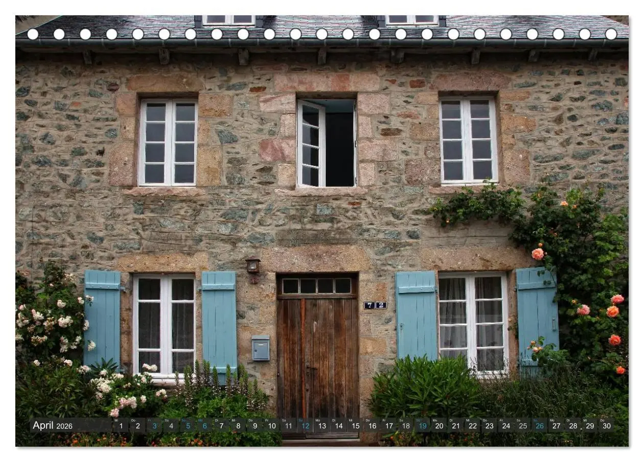 Bild: 9783516157369 | Farben der Bretagne (Tischkalender 2026 DIN A5 quer), CALVENDO...