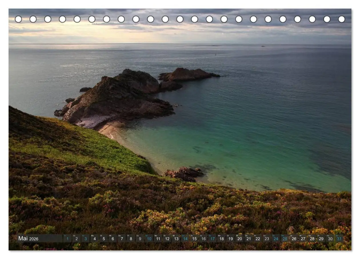 Bild: 9783516157369 | Farben der Bretagne (Tischkalender 2026 DIN A5 quer), CALVENDO...