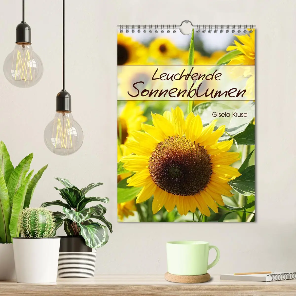 Bild: 9783516397369 | Leuchtende Sonnenblumen (Wandkalender 2026 DIN A4 hoch), CALVENDO...
