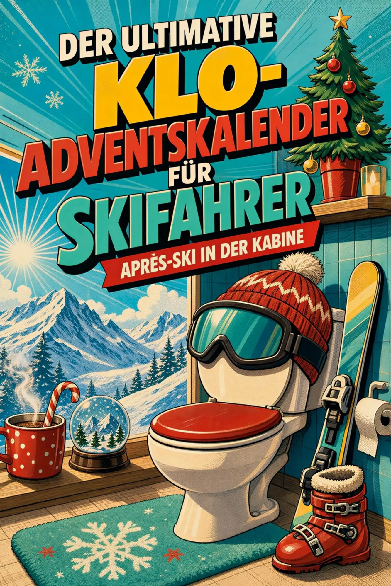 Cover: 9783696107369 | Der ultimative Klo-Adventskalender für Skifahrer | Lily Krause | Buch