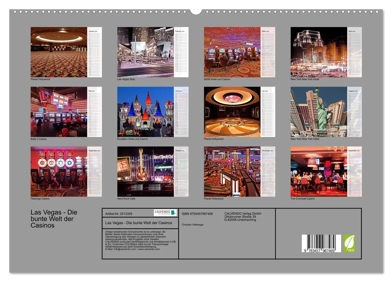 Bild: 9783457987469 | Las Vegas - Die bunte Welt der Casinos (hochwertiger Premium...