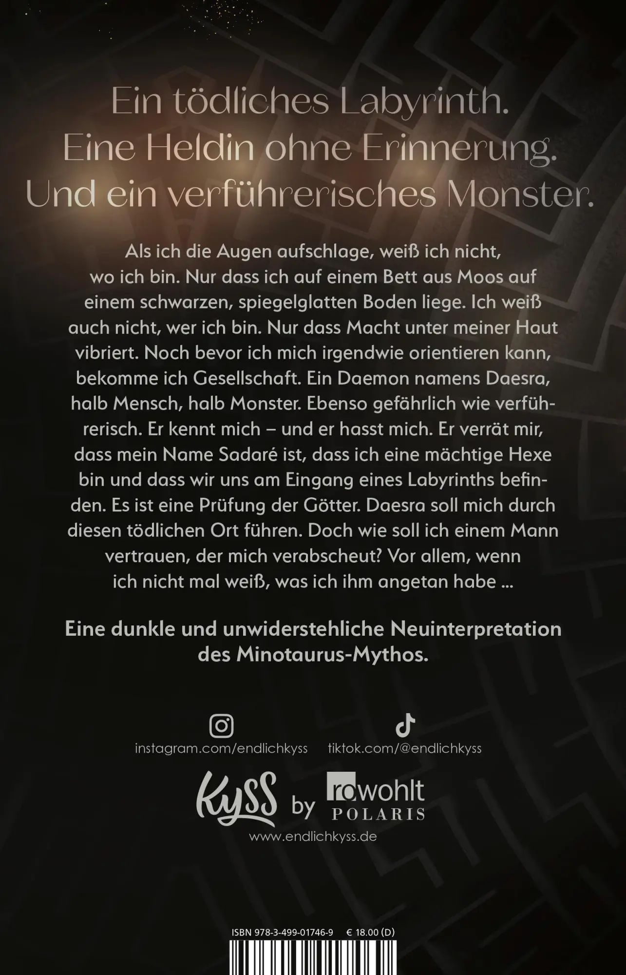 Rückseite: 9783499017469 | Dark Labyrinth - Gefährliches Verlangen | Adrianne May | Taschenbuch