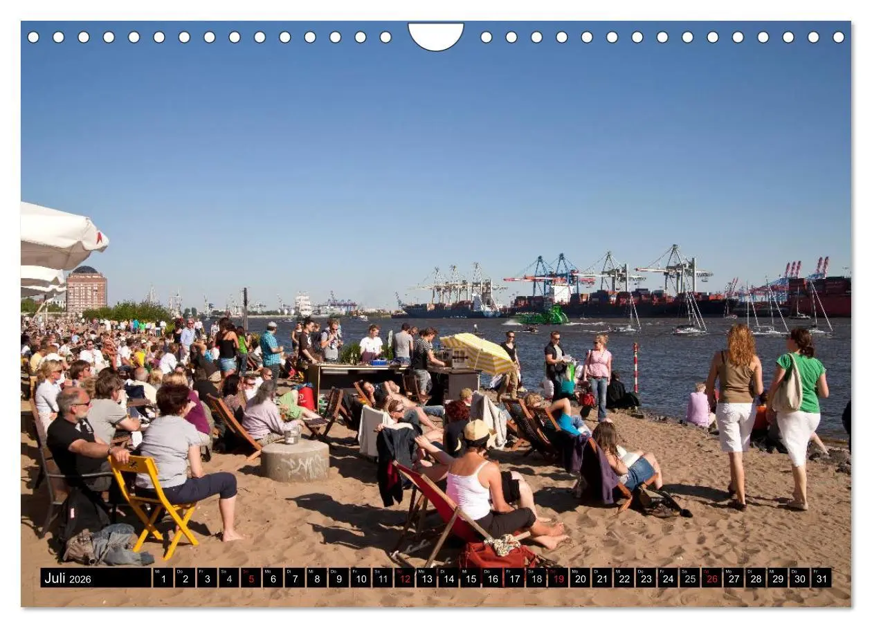 Bild: 9783516147469 | Hansestadt Hamburg (Wandkalender 2026 DIN A4 quer), CALVENDO...