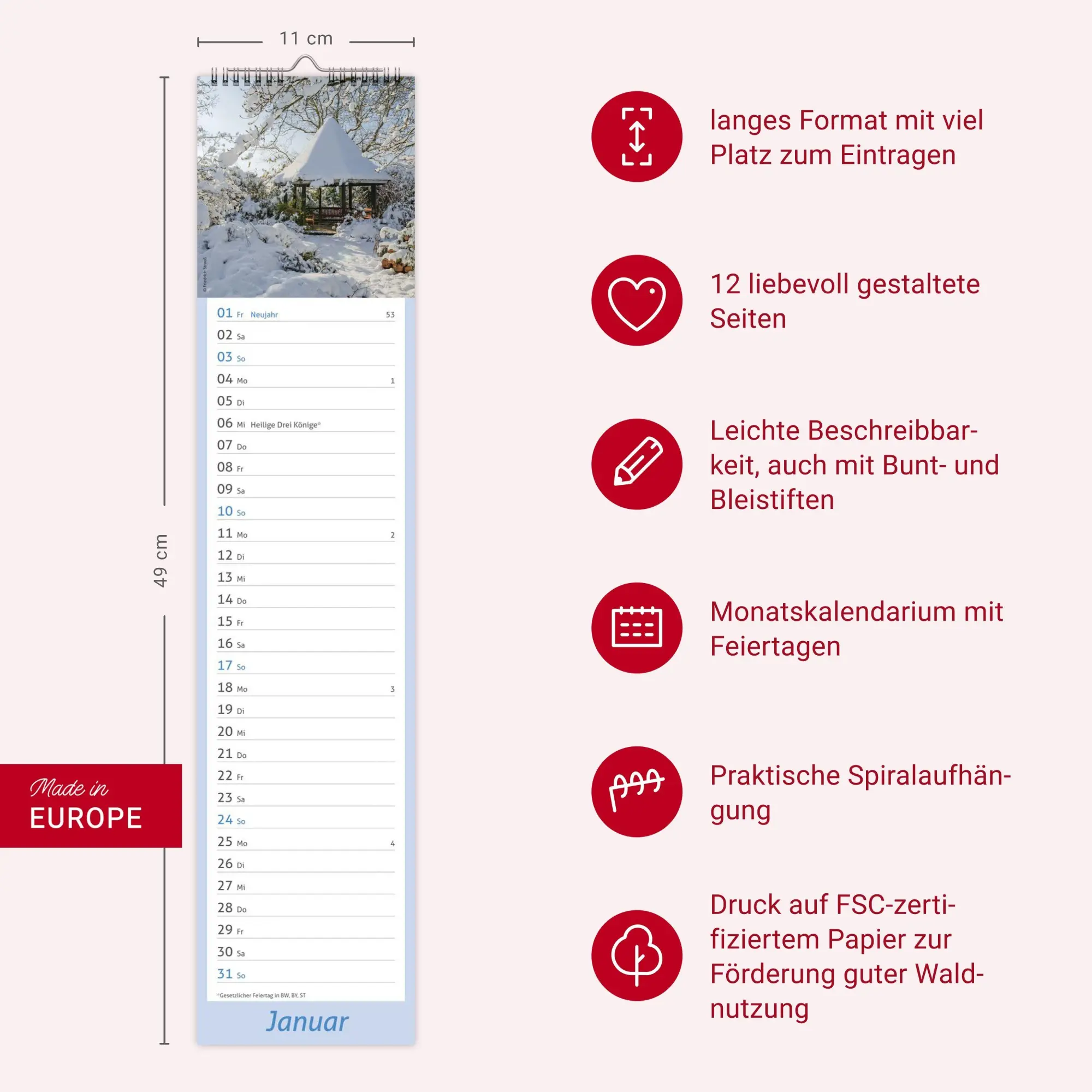 Bild: 9783756417469 | times&amp;more Garten Langplaner 2027 | Kalender | Spiralbindung | 13 S.