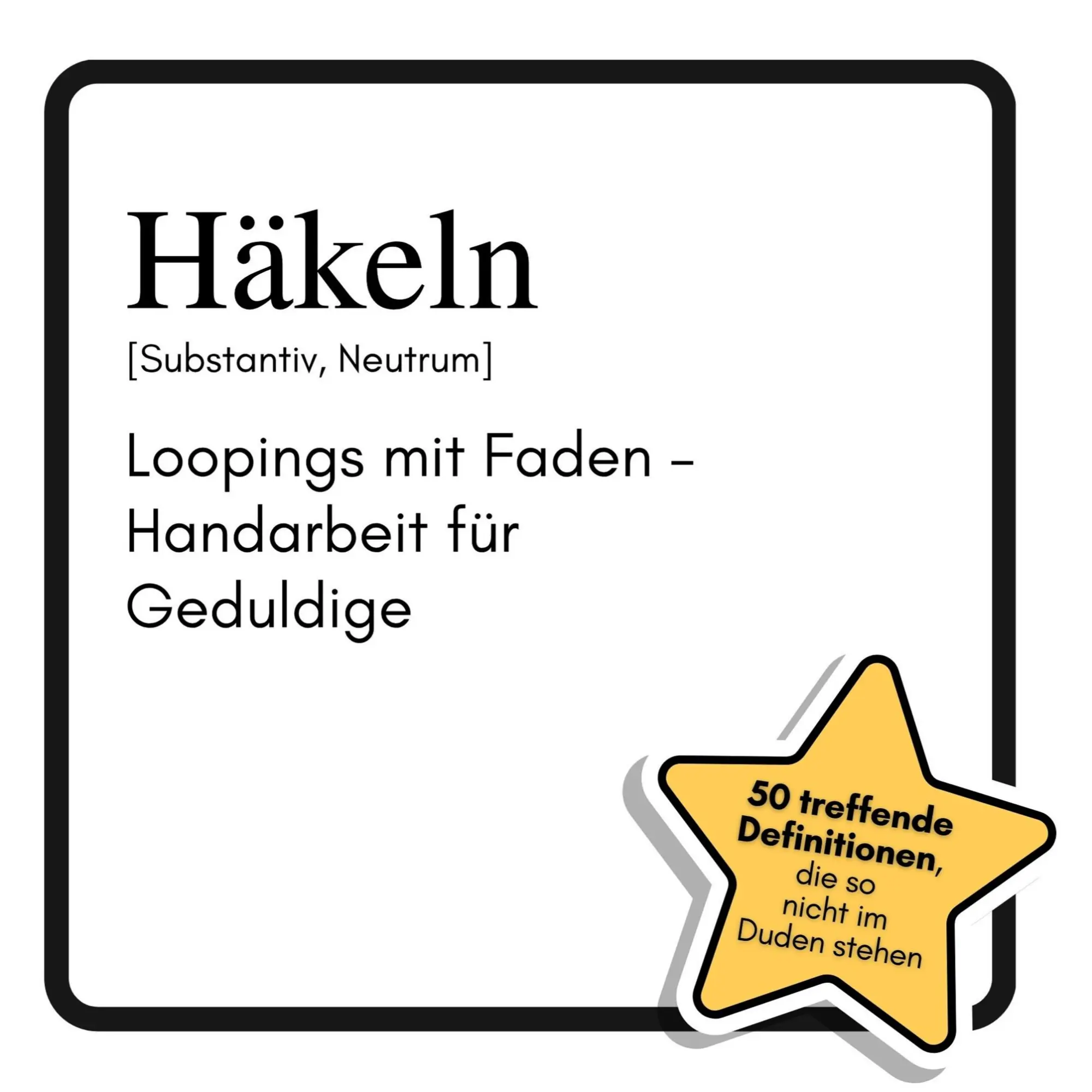 Cover: 9783759177469 | Häkeln | Loopings mit Faden - Handarbeit für Geduldige | Ben Wagner