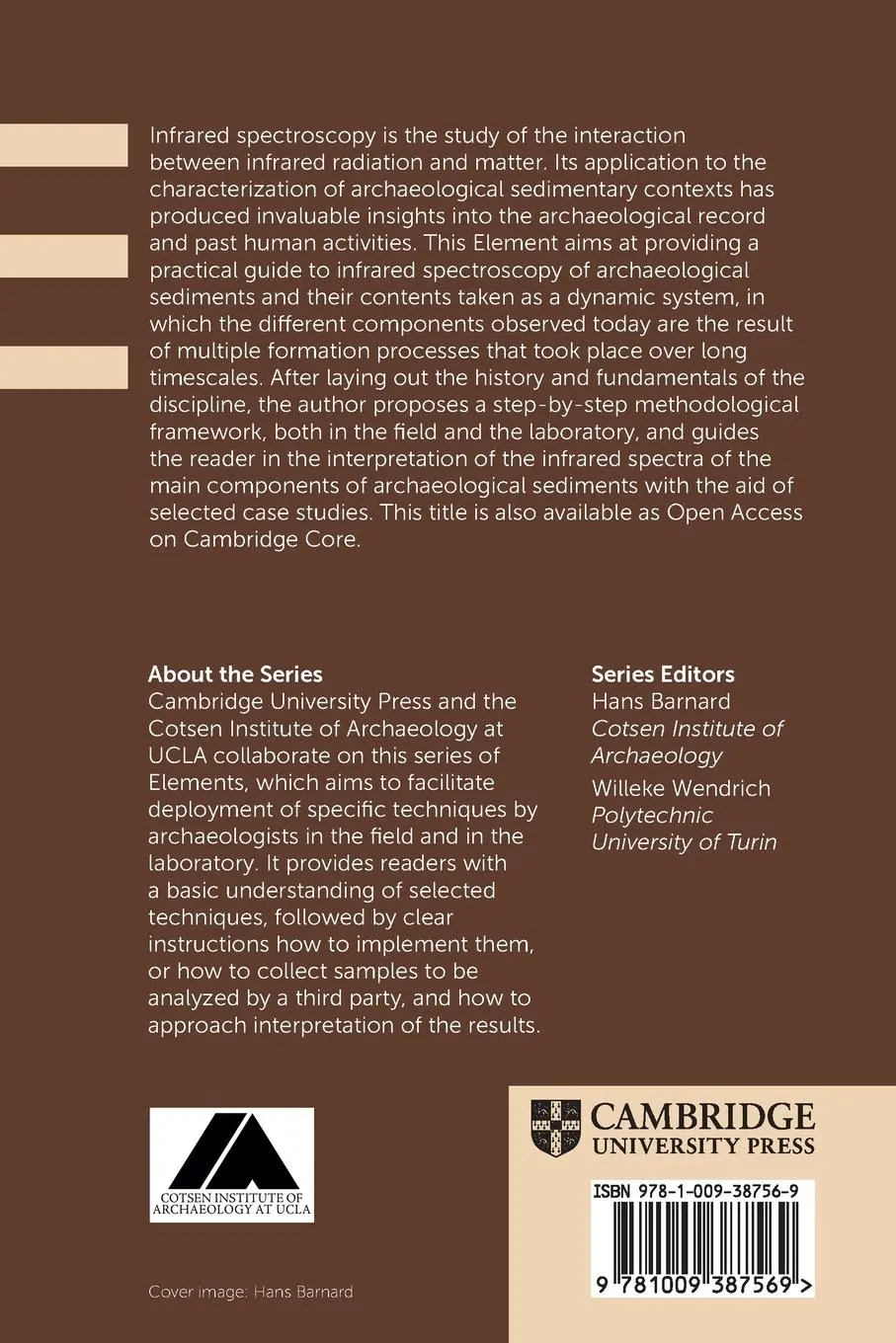 Rückseite: 9781009387569 | Infrared Spectroscopy of Archaeological Sediments | Michael B. Toffolo