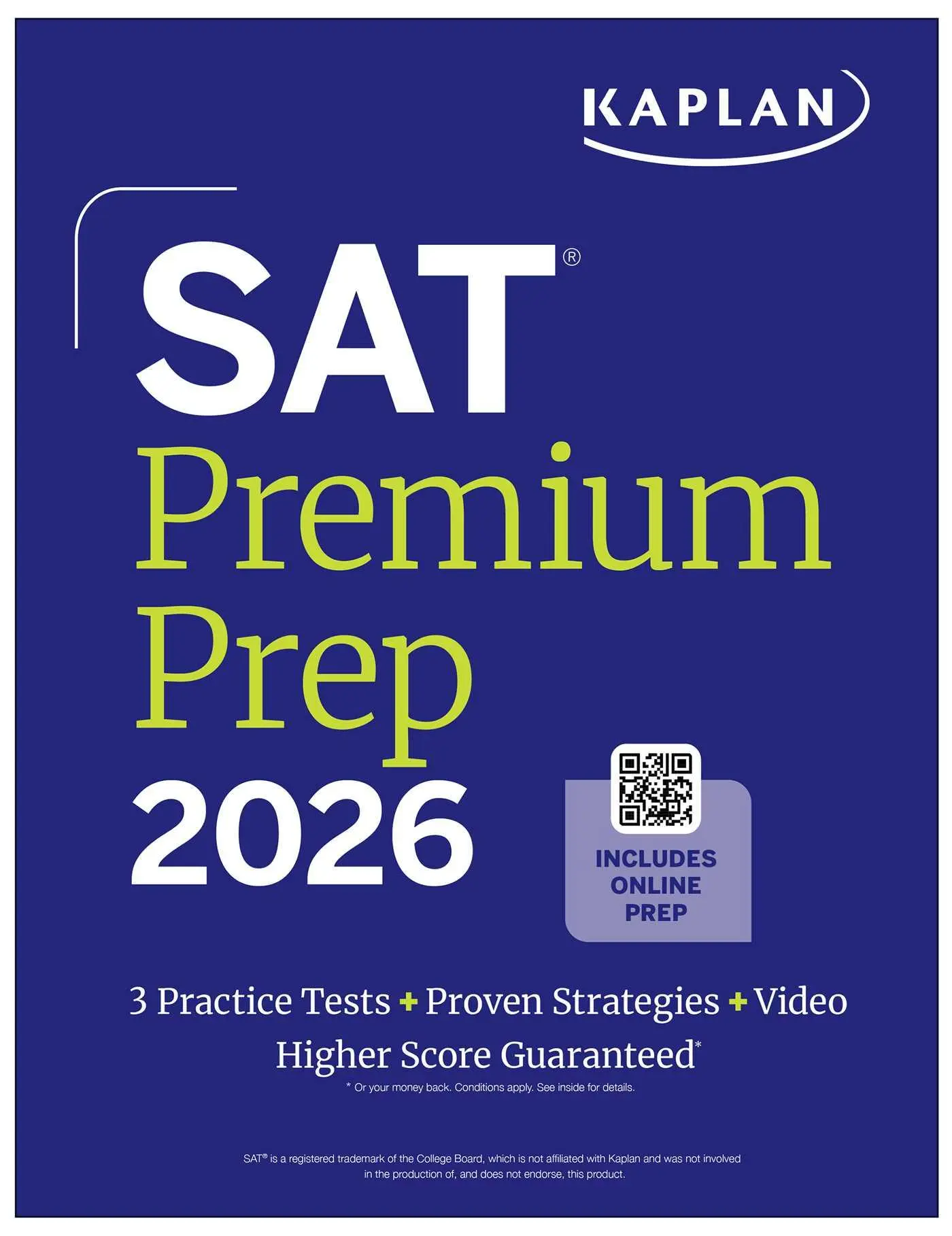 Cover: 9781506297569 | SAT Premium Prep 2026: Includes 3 Full Length Practice Tests, 700+...