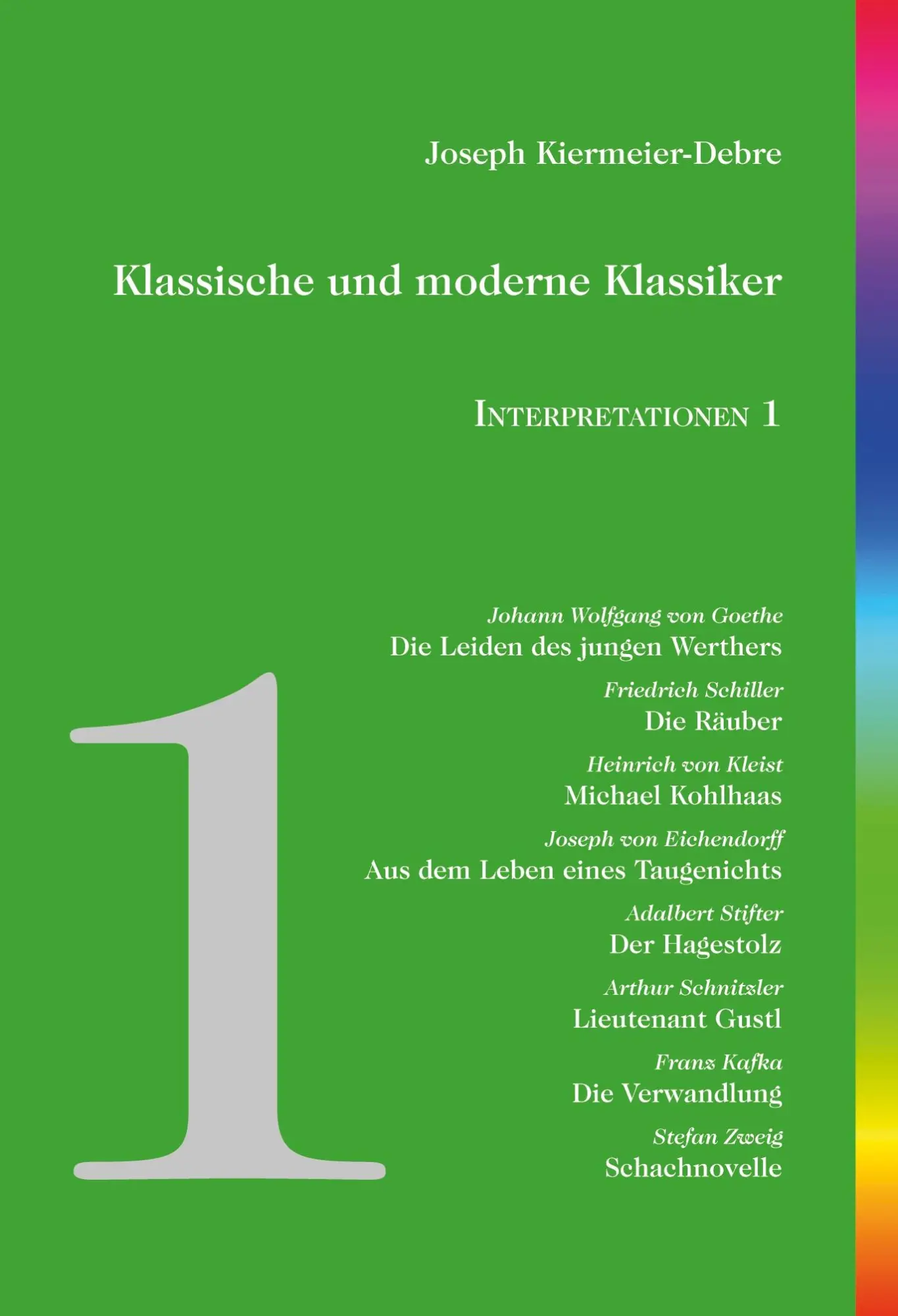 Cover: 9783038587569 | Klassische und moderne Klassiker | Joseph Kiermeier-Debre | Buch
