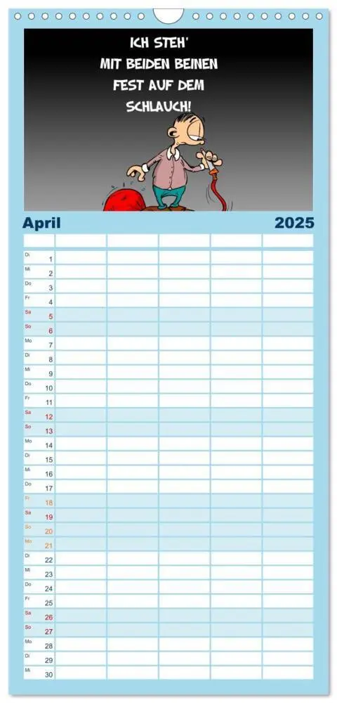 Bild: 9783457117569 | Familienplaner 2025 - Trumix Cartoons - Dumm gelaufen mit 5 Spalten...