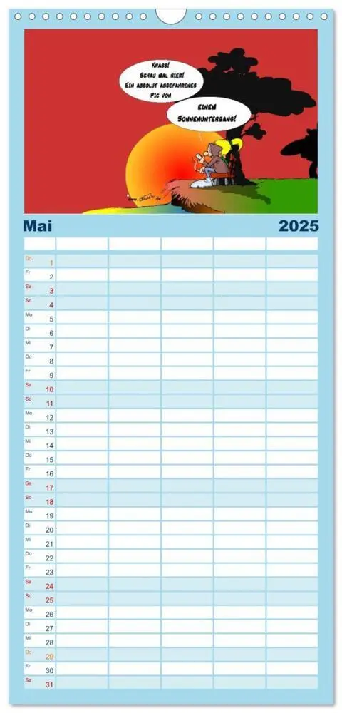 Bild: 9783457117569 | Familienplaner 2025 - Trumix Cartoons - Dumm gelaufen mit 5 Spalten...