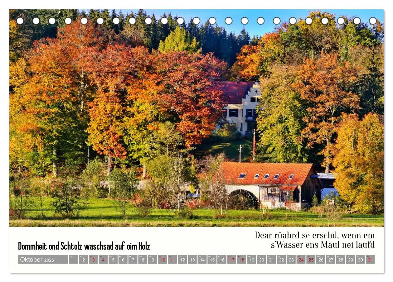 Bild: 9783457287569 | 03 Schwäbische Sprichwörter - Dös au no! (Tischkalender 2026 DIN A5...