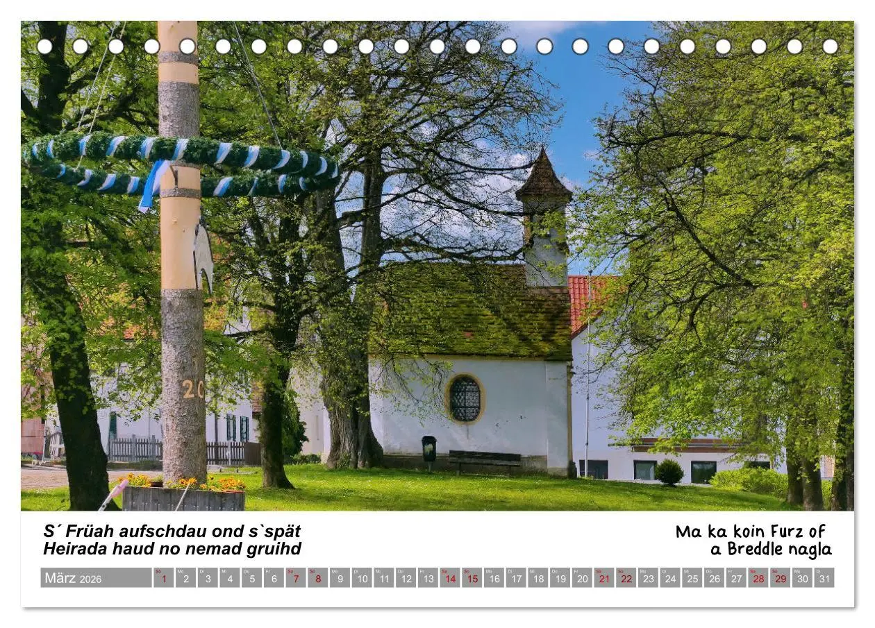 Bild: 9783457287569 | 03 Schwäbische Sprichwörter - Dös au no! (Tischkalender 2026 DIN A5...