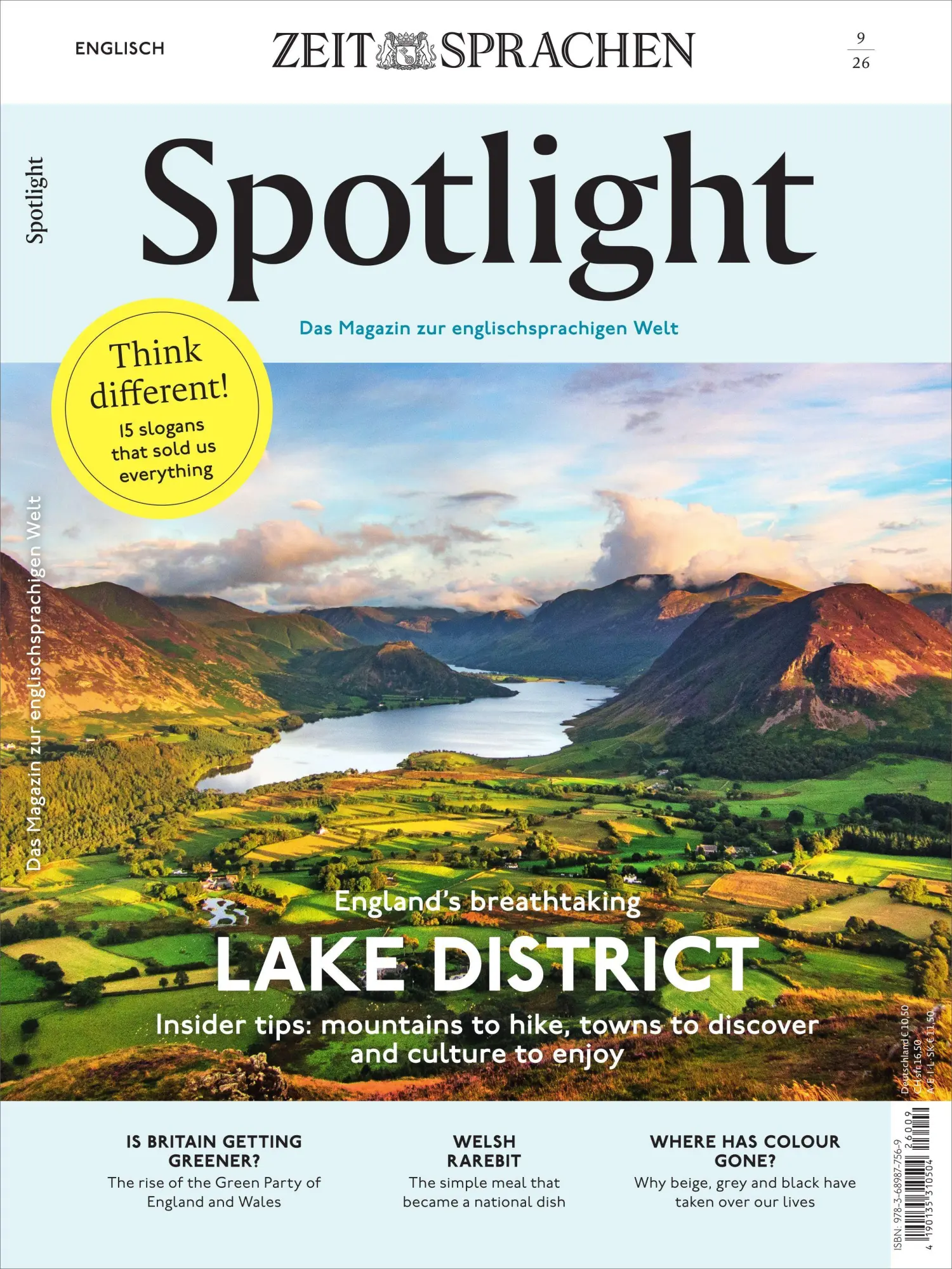Cover: 9783689877569 | Spotlight 9/26 | ZEIT SPRACHEN GmbH | Broschüre | 67 S. | Deutsch